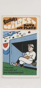 1974 Fleer Cloth Patches Laughlin Baseball's Wildest Days and Plays Kiki Cuyler