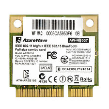 AR5B195 Half PCI-e Laptop PC Wireless Card AR9285 AR3011 150Mbps WiFi Bluetooth