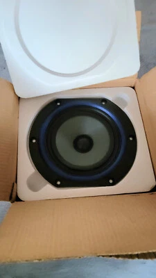 Altavoz vintage blanco y negro 220-330 woofer, nuevo stock antiguo IOB, probado BZ 200/16 Foto 1 de 4