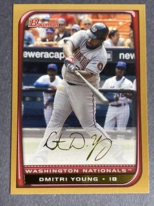 2008 Bowman Gold #23 Dmitri Young Detroit Tigers MLB Baseball Card - Picture 1 of 2