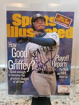 Ken Griffey Jr. Autographed Signed Sports Illustrated! JSA COA! - Image 1 of 3