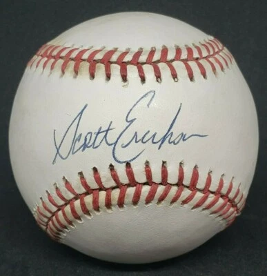 Béisbol de la Liga Americana firmado autografiado por Scott Erickson  Foto 1 de 2