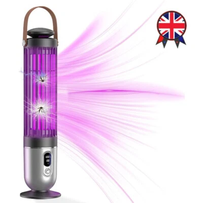 YOUKUKE Mosquito Killer Lamp Electric Rechargeable Zapper Bug Fly Insect Trap UV-Light