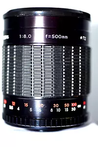 Samyang 500mm F8 Mirror Lens with T-Mount Nikon F. SEE PICTURES FOR CONDITION. - Picture 1 of 10