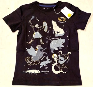Camisa de Astrología MINI SUELO Mitología Griega Brilla en la Oscuridad Nueva con Etiquetas 6-7 - Imagen 1 de 8
