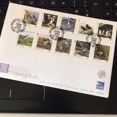 ISLE OF MAN 2006 FDC FIRST DAY COVER MANX BIRD ATLAS RSPB Unaddressed WCP SET 10 - Image 1 of 3