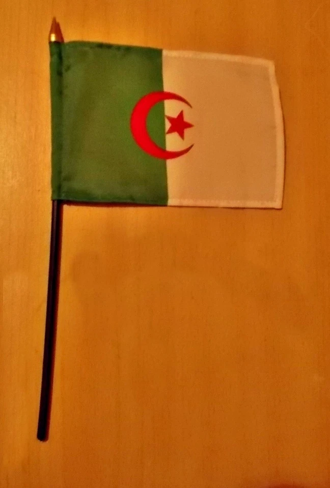 3 Minis portes Drapeaux Algérie Drapeau - Photo 1/1