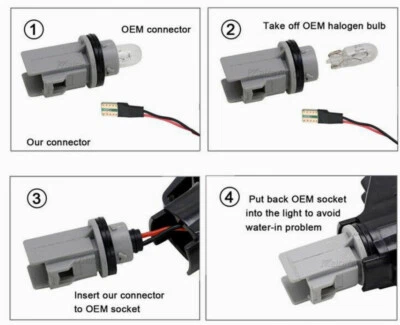 LED Side Indicator Light Repeater Side Marker Lights For Dacia Duster II 18+ - Image 1 of 4