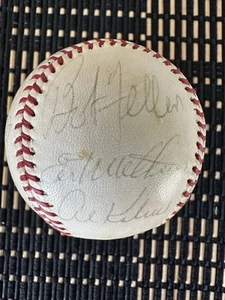 Bob Feller, Casey Stengel, Al Kaline y otros béisbol autografiado. Raro. - Imagen 1 de 6