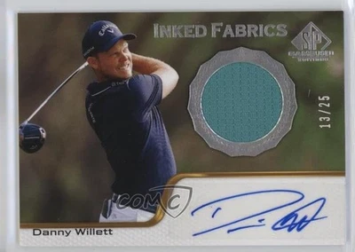 2024 SP Game Used Inked Fabrics Spectrum /25 Danny Willett #IF-DW Auto - Image 1 of 2
