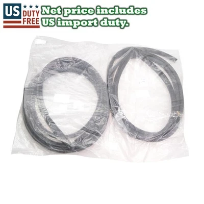 Fit 1974–75 Nissan Fairlady Z Datsun 260Z 280Z 2+2 Door Weatherstrip Rubber Pair - Изображение 1 из 4