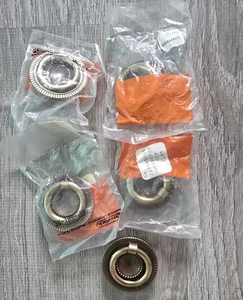 5 tiradores de gabinete cajón anillo "amerock" nuevos tamaño 1-3/4" latón antiguo #bp 881 ae - Imagen 1 de 5