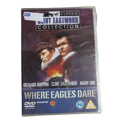 Where Eagles Dare DVD Clint Eastwood Collection Deagostini New & Sealed - Image 1 of 2