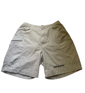 Reebok NFL Chicago Bears Shorts Men’s L Khaki Team Apparel Sideline Embroidered - Picture 1 of 10