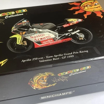 Aprilia 250 race bike Valentino Rossi GP 1999 Minichamps 122 990086 diecast 1:12 - Image 1 of 4