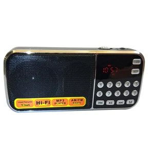 L-088AM Dual Band Ricaricabile Portatile Digitale Auto Scansione AM FM Radio9529 - Foto 1 di 6