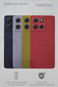 Motorola Moto G86 5G Mobile Phone 8GB RAM / 128GB SSD | Midnight Blue - Picture 1 of 3