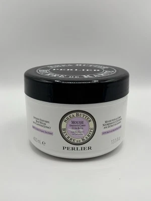 Mousse corporal de manteca de karité Perlier con extracto de lavanda, 13,5 fl. oz. - ¡Nuevo/Sellado! Foto 1 de 4