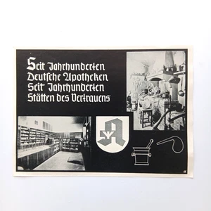 1940 Deutsche Apotheke Apotheken Stätte Vertrauen Werbeanzeige Werbung Reklame - Picture 1 of 1