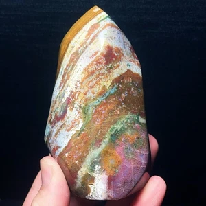 Rare 504G Natural Ocean Jasper Torch Stone Healing Madagascar L7053 - Picture 1 of 10