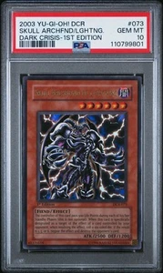 *PSA 10* Skull Archfiend Of Lightning (1st Edition) YuGiOh Dark Crisis DCR-073 - Picture 1 of 3