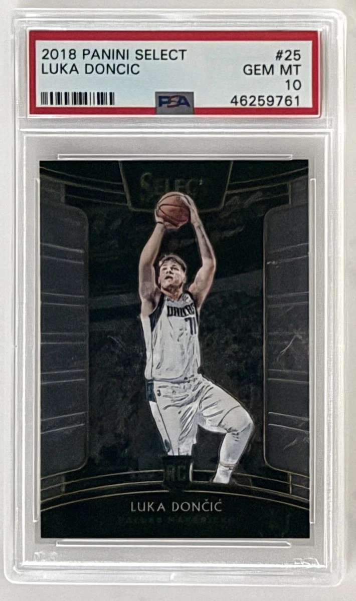 Luka Dončić 10 Graded Rookie Basketball Trading Cards