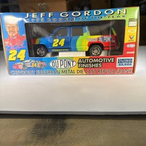 Jeff Gordon #24 1993 Rookie Of The Year DuPont 1:25 Suburban Diecast BANK - Picture 1 of 2