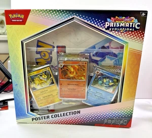 Pokemon TCG: Scarlet & Violet Prismatic Evolutions Poster Collection Box - Picture 1 of 2