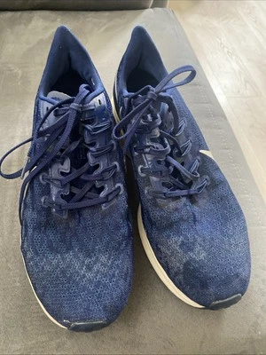 NIKE Mens Air Zoom Pegasus 36 Size 10 Shoe Sneakers Blue And White - Image 1 of 4