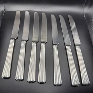 Reed & Barton Crescendo Pattern 7 Stainless Steel Dinner Knives Elegant - Picture 1 of 4