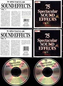 CDs 75 SPEKTAKULÄRE SOUNDEFFEKTE VOL. 1 UND VOL. 2 - Bild 1 von 1