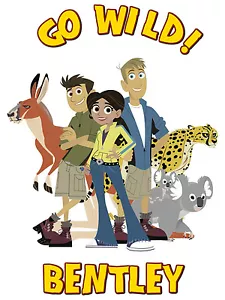 Camiseta Wild Kratts Personaliza Cumpleaños Personalizada, Regalo, Favor, Camisa, Niños, Jóvenes - Imagen 1 de 2