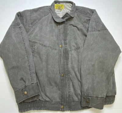 Jon 1E Coat Mens Size M Full Zip Coat Button Bomber  - Image 1 of 4