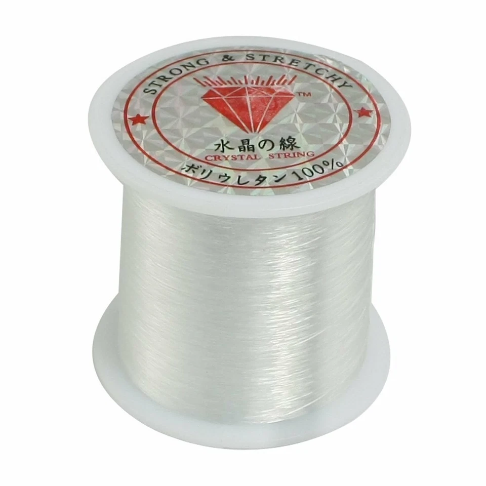 Carrete de línea de pesca de peces de nailon transparente de 0,2 mm de diámetro para rebordear anillo nuevo Foto 1 de 1