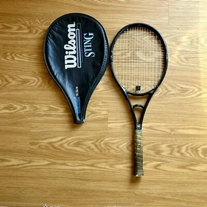 Vintage Wilson 95 Sting High Beam Series Tennisschläger mit Cover - Bild 1 von 23