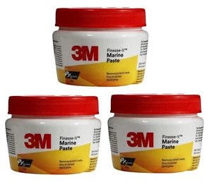 3M Finesse-It Marine Paste Compound 100gm Pack of 3 Removes Minor Scratch Marks - Picture 1 of 5