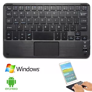 New Wireless Bluetooth Keyboard W/Mouse Touchpad For Android/IOS Tablet - Picture 1 of 15