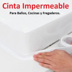 💧 Cinta Impermeabile a Prueba de Moho para Baño, Cocina, Ducha, Fregadero 💧 - Foto 1 di 16