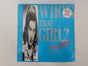 A Flock Of Seagulls Who's That Girl (She's Got It) 12'' Red Vinyl Record Signed - Picture 1 of 10
