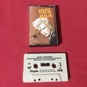 Billy Idol – Whiplash Smile   *1986:Chrysalis Cassette – OVT 41514 (VG+) copy - Picture 1 of 5