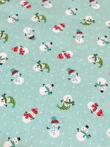 Moda Snow Day, Snowman Fat Eighth 9x21 - Picture 1 of 1