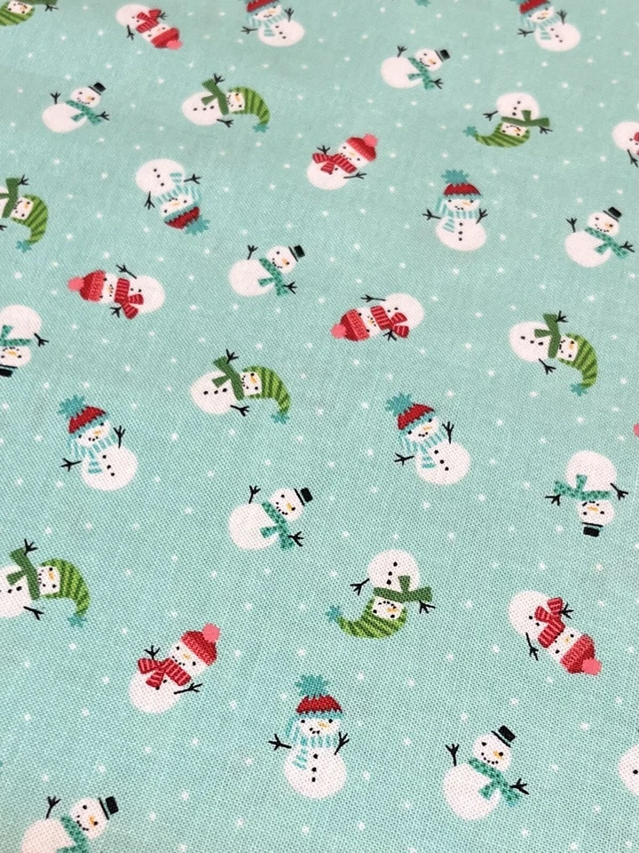 Moda Snow Day, Snowman Fat Eighth 9x21 - Image 1 of 1