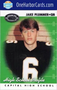 2000 Donruss Preferred Capital High School Eagles #61 Jake Plummer - Bild 1 von 2