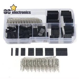 310 Stck. 2,54 mm Stecker Buchse Dupont Draht Jumper mit Stiftleiste Stecker Gehäuse Kit - Bild 1 von 7