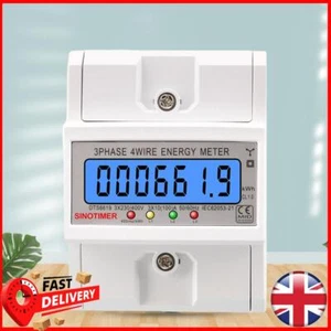 100A Electric Meter KWh Meter for Indoor 3 Phase 4 Wires Electricity Usage Meter - Picture 1 of 18