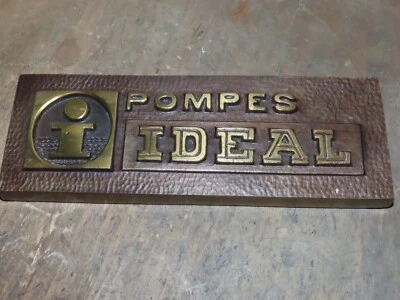 Original Presse papier ancien POMPES IDEAL - Photo 1/4