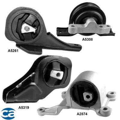 Engine Mount & Auto. Trans. Mounts 4Pcs Set for Pontiac Grand AM 02-05 L4 2.2L - Image 1 of 4