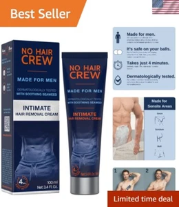 100ml Soothing Hair Removal Cream for Coarse Body Hair -  & Cruelty-Free - Picture 1 of 9