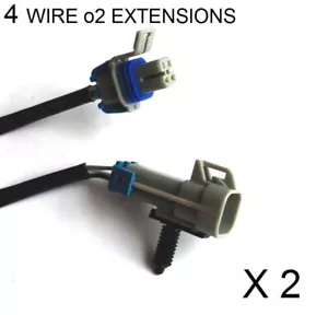 2 x Oxygen O2 Sensor Extension Leads for Holden VZ ~ VE LS1 LS2 LS3 L76 L98 - Picture 1 of 2