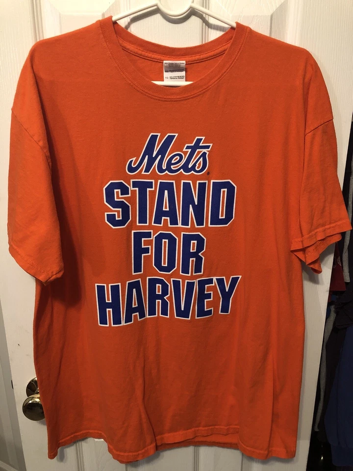 Camisa Matt Harvey New York Mets Naranja Soporte Para Harvey Talla XL Foto 1 de 2